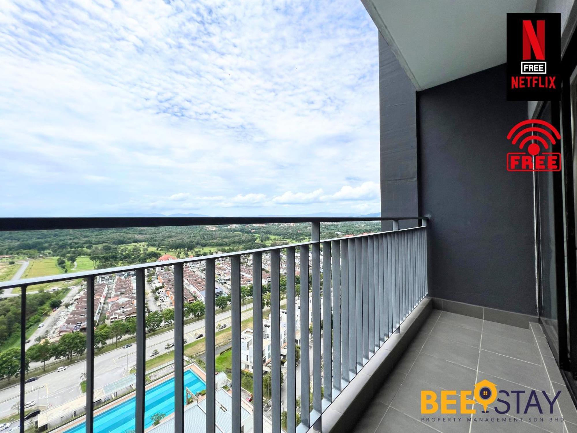 Residensi Lili 10 Mins To Aeon Nilai Shopping Mall Pool View 5pax Apartment *